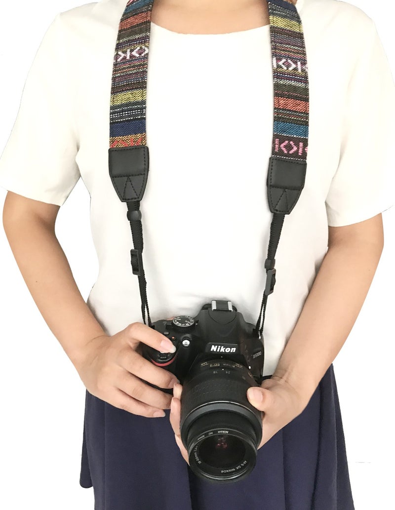 Alled Camera Neck Shoulder Belt Strap,Camera Straps for Women/Men for All DSLR/Nikon/Canon/Sony/Olympus/Samsung (Vintage) - Image 5